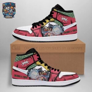 Blackbeard Marshall D. Teach High-Top Sneakers – Fierce One Piece Streetwear
