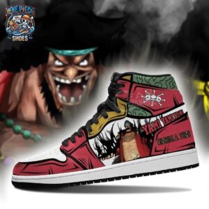 Blackbeard High-Top Leather Sneakers One Piece Stylish Streetwear Sneakers 2