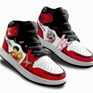 Boa Hancock Luffy High-Top Leather Sneakers One Piece Limited Anime Shoes For Fans 1