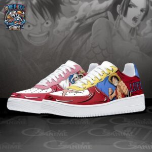 Boa Hancock Luffy Low-Top Leather Sneakers One Piece Ultimate Anime Gift For Fans 1