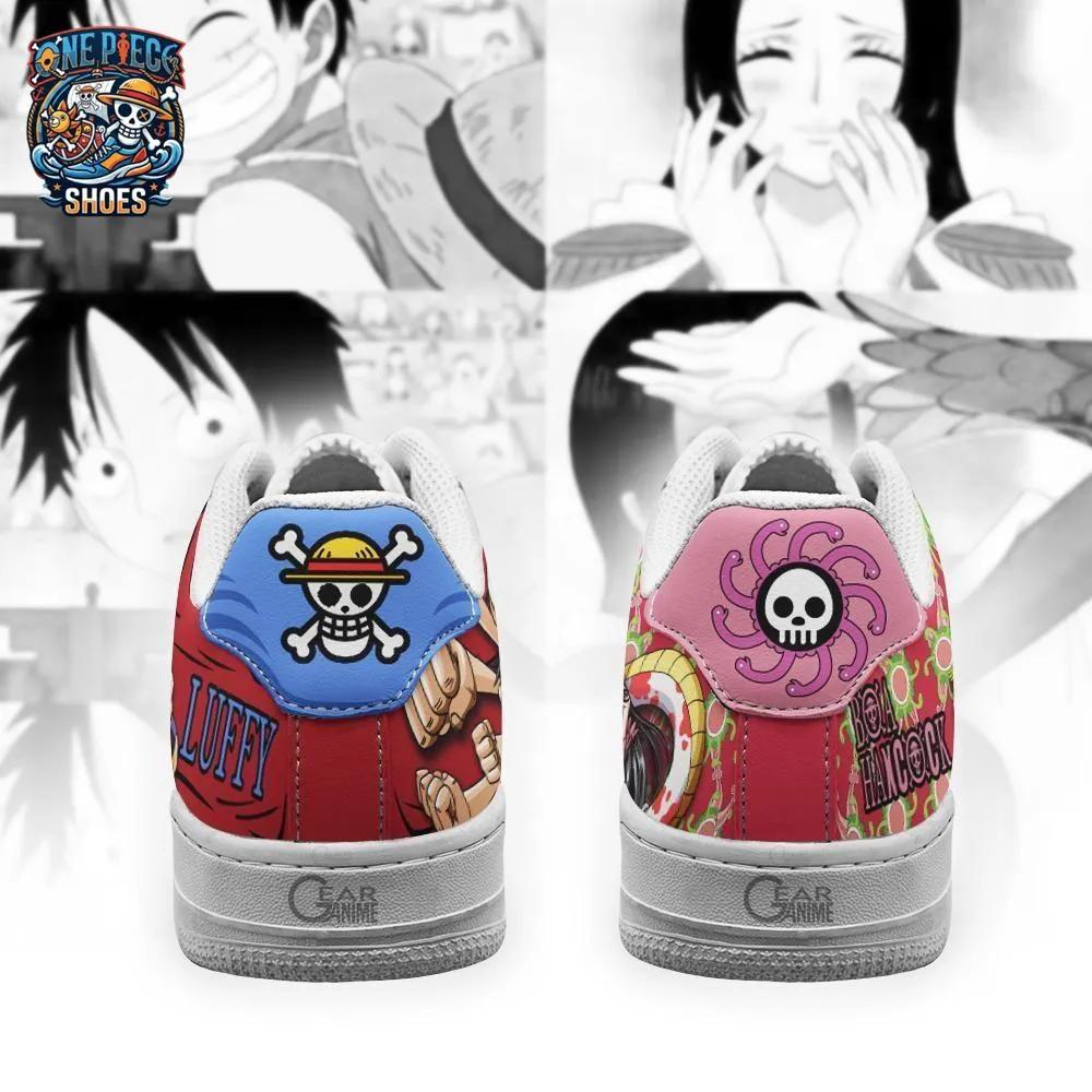 Boa Hancock Luffy Low-Top Sneakers – Vibrant One Piece Character Shoes