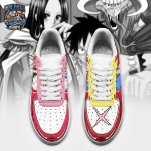 Boa Hancock Luffy Low-Top Leather Sneakers One Piece Ultimate Anime Gift For Fans 3