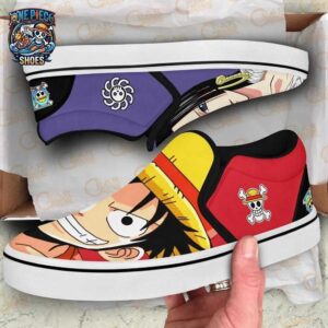 Boa Hancock Luffy Slip-On Canvas One Piece Premium Otaku Fashion Shoes 1