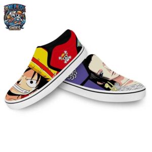 Boa Hancock Luffy Slip-On Canvas One Piece Premium Otaku Fashion Shoes 3
