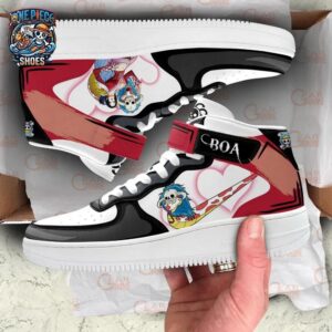 Boa Hancock Mid-Top Strap Leather Sneakers One Piece Stylish Anime Gift For Fans 3