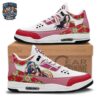 Boa Hancock Heart Red Black Mid-Top Strap Leather Sneakers – One Piece Shoes