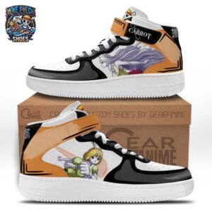 Carrot Sulong Mid-Top Strap Sneakers – Orange One Piece Shoes