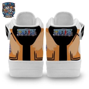 Carrot Mid-Top Strap Leather Sneakers One Piece Unique Otaku Fashion Shoes 2
