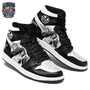 Corazon High-Top Leather Sneakers One Piece Custom Streetwear Sneakers 1