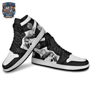 Corazon High-Top Leather Sneakers One Piece Custom Streetwear Sneakers 2