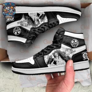 Corazon High-Top Leather Sneakers One Piece Custom Streetwear Sneakers 3