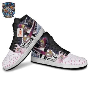 Corazon High-Top Leather Sneakers One Piece Stylish Anime Shoes For Fans 3