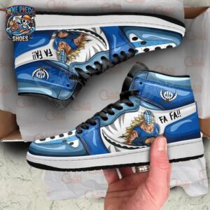 Killer High-Top Leather Sneakers One Piece Custom Custom Anime Sneakers 3