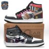 Red Green Luffy Zoro Clash High-Top Leather Sneakers – One Piece Shoes