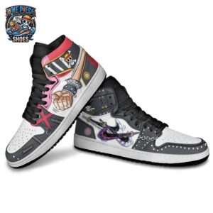 Luffy Zoro High-Top Leather Sneakers One Piece Stylish Custom Anime Sneakers 3