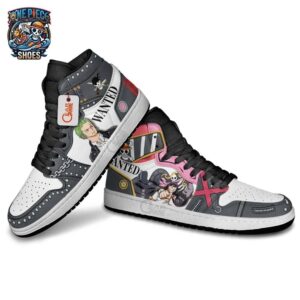 Luffy Zoro High-Top Leather Sneakers One Piece Unique Custom Anime Sneakers 3