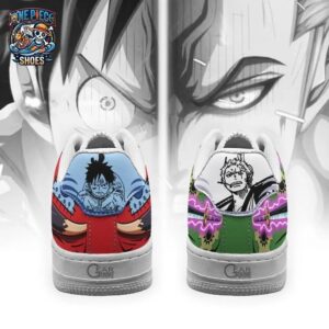 Luffy Zoro Low-Top Leather Sneakers One Piece Epic Collector Anime Sneakers 2