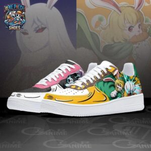 Mink Carrot Low-Top Leather Sneakers One Piece Exclusive Custom Anime Sneakers 1