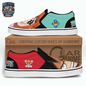 Nami Luffy Slip-On Canvas One Piece Premium Collector Anime Sneakers 3