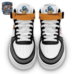 Nami Mid-Top Strap Leather Sneakers One Piece Stylish Anime Gift For Fans 1