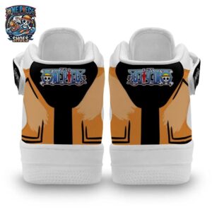 Nami Mid-Top Strap Leather Sneakers One Piece Stylish Anime Gift For Fans 2