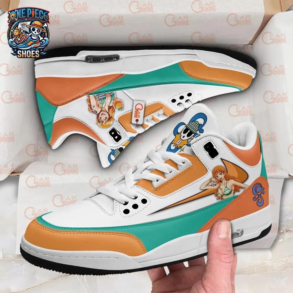 Nami Orange Teal Retro Court V3 Sneakers – One Piece Shoes Nami Orange Teal Retro Court V3 Sneakers – One Piece Shoes