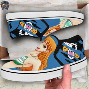 Nami Slip-On Canvas One Piece Unique Collector Anime Sneakers 2
