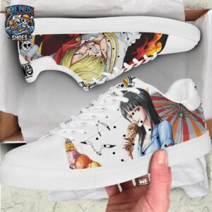 Nico Robin Sanji Court Shoes One Piece Limited Otaku Fashion Shoes 1