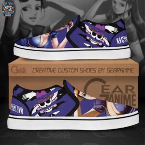 Nico Robin Slip-On Canvas One Piece Stylish Collector Anime Sneakers 1