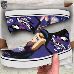Nico Robin Slip-On Canvas One Piece Stylish Collector Anime Sneakers 2