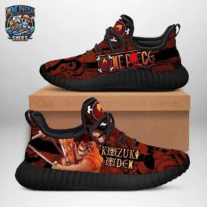 Kozuki Oden Crimson Flame Reze Shoes – Samurai-Inspired One Piece Streetwear