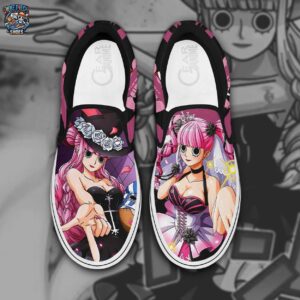 Perona Gothic Portrait Slip-On Canvas Sneakers – Anime Gift for Collectors