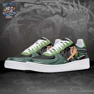 Roronoa Zoro Low-Top Leather Sneakers One Piece Streetwear Anime Gift For Fans 1