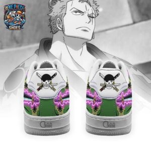 Roronoa Zoro Low-Top Leather Sneakers One Piece Stylish Anime Shoes For Fans 2