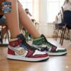 Luffy Ace Brotherhood Slip-On Shoes – Fiery One Piece Canvas Sneakers
