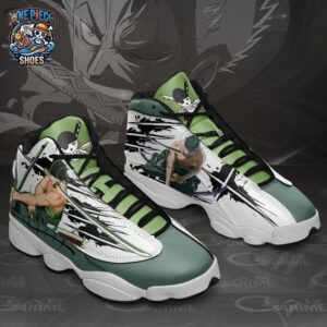 Roronoa Zoro Retro Court V13 One Piece Streetwear Streetwear Sneakers 1