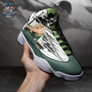 Roronoa Zoro Retro Court V13 One Piece Streetwear Streetwear Sneakers 3