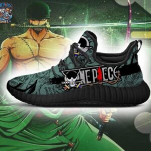 Roronoa Zoro Reze Shoes One Piece Stylish Custom Anime Sneakers 2
