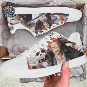 Shanks Court Shoes One Piece Limited Custom Anime Sneakers 1