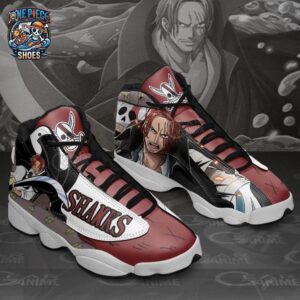 Shanks Retro Court V13 One Piece Legendary Anime Shoes For Fans 1