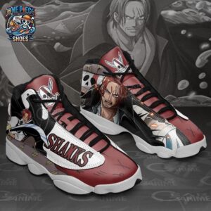 Shanks Retro Court V13 One Piece Ultimate Anime Shoes For Fans 1