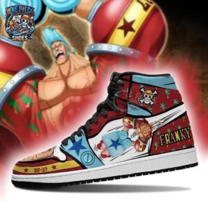 Super Franky High-Top Leather Sneakers One Piece Unique Anime Gift For Fans 2