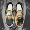 Trafalgar Law Blue Aura Reze Shoes – Black One Piece Manga Graphic Sneakers