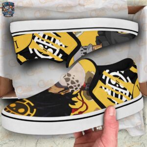 Trafalgar D Law Slip-On Canvas One Piece Limited Streetwear Sneakers 2