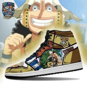 Usopp High-Top Leather Sneakers One Piece Custom Collector Anime Sneakers 2