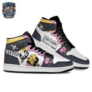 Usopp High-Top Leather Sneakers One Piece Exclusive Streetwear Sneakers 2