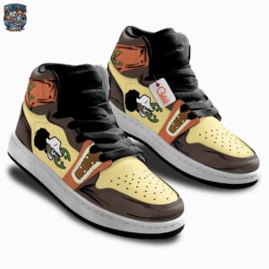 Usopp High-Top Leather Sneakers One Piece Premium Anime Shoes For Fans 1