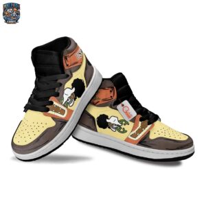 Usopp High-Top Leather Sneakers One Piece Premium Anime Shoes For Fans 2