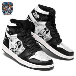 Usopp High-Top Leather Sneakers One Piece Streetwear Anime Gift For Fans 1