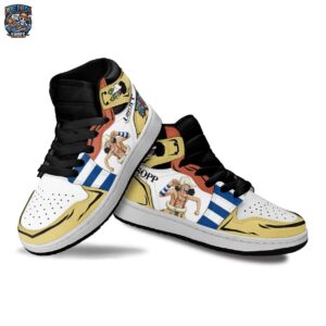 Usopp High-Top Leather Sneakers One Piece Streetwear Otaku Fashion Shoes 2